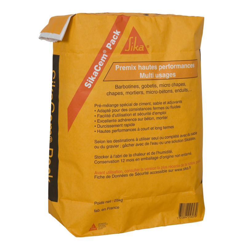 SIKACEM PACK gris sac de 25kg