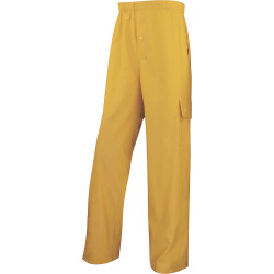 PANTALON DE PLUIE SUPPORT POLYESTER ENDUIT SEMI PU