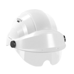 CASQUE ORIZON BLANC VISIERE BLANCHE AVEC LUNETTE
