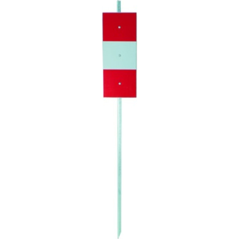 PIQUET DE CHANTIER K5B 1 FACE RETROREFLECHISSANTE