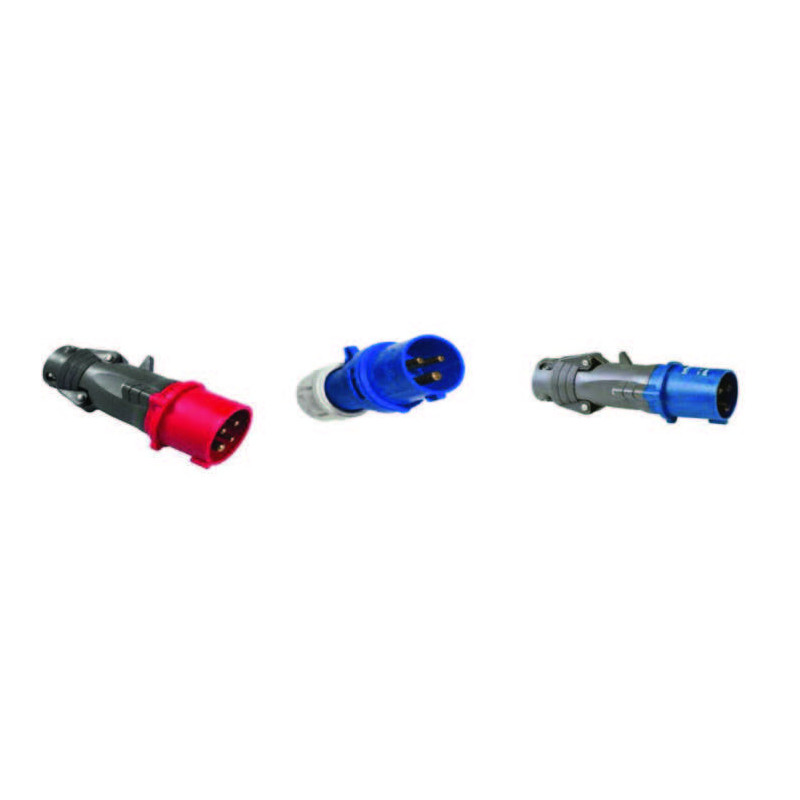 FICHE ELEC CEE 16A ROUGE 4PT