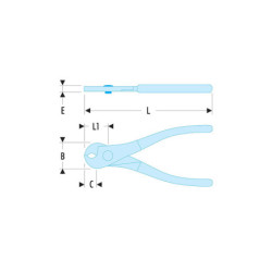Coupe-câble diam10mm - cuivre - aluminium - FACOM 412B10