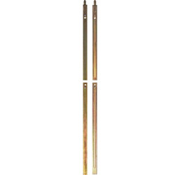 Tringle 16x6 - 1600mm - Chromee