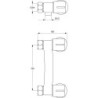 Melangeur de douche mural NF ULYSSE C chrome