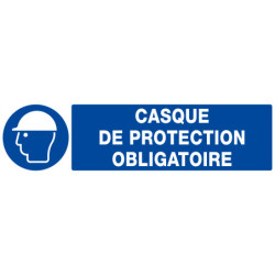 CASQUE DE PROTECTION OBLIGATOIRE 330x200MM