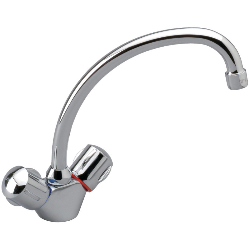 Melangeur evier monotrou NF ULYSSE C chrome