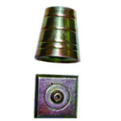 Fil à plomb de maçon-800g-tronc de cone fonte bichromatee-diam 53mm