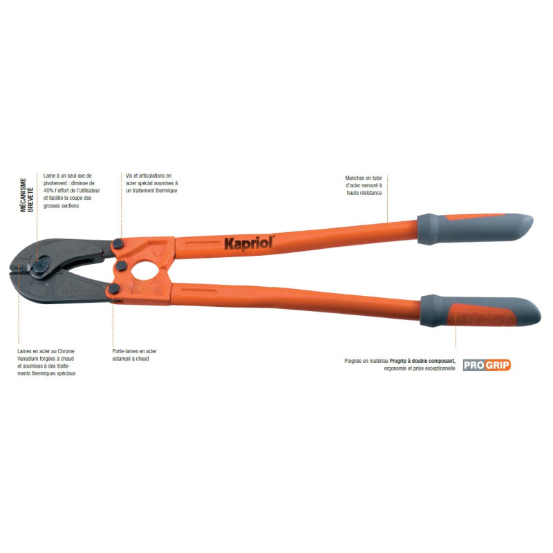 COUPE BOULON 750 KAPRIOL TUBE