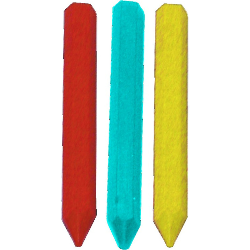 CRAIE JAUNE HEXAGONALE L120MM