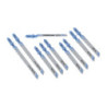 Coffret de 10 lames de scie sauteuse metal attache en T