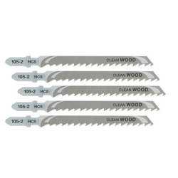Lame de scie sauteuse bois HCS profondeur de coupe 30 mm attache en T