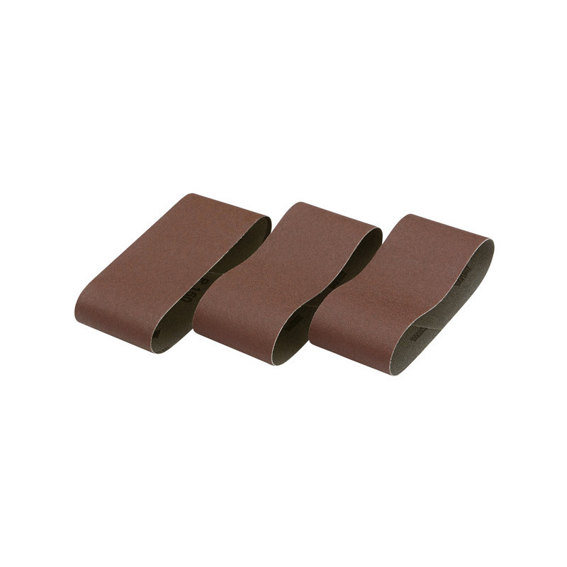 Abrasif pour ponceuses à bande compacte grain 80 - 64 x 356 mm