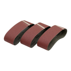 Abrasif pour ponceuses à bande - bois peinture metal grain 40 - 75 x 533 mm