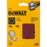 14 feuille abrasive pour ponceuses vibrantes grain 40-8 perforations 115x115 mm