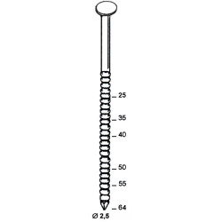COILS S 25X40 ANN INOX A4 TB