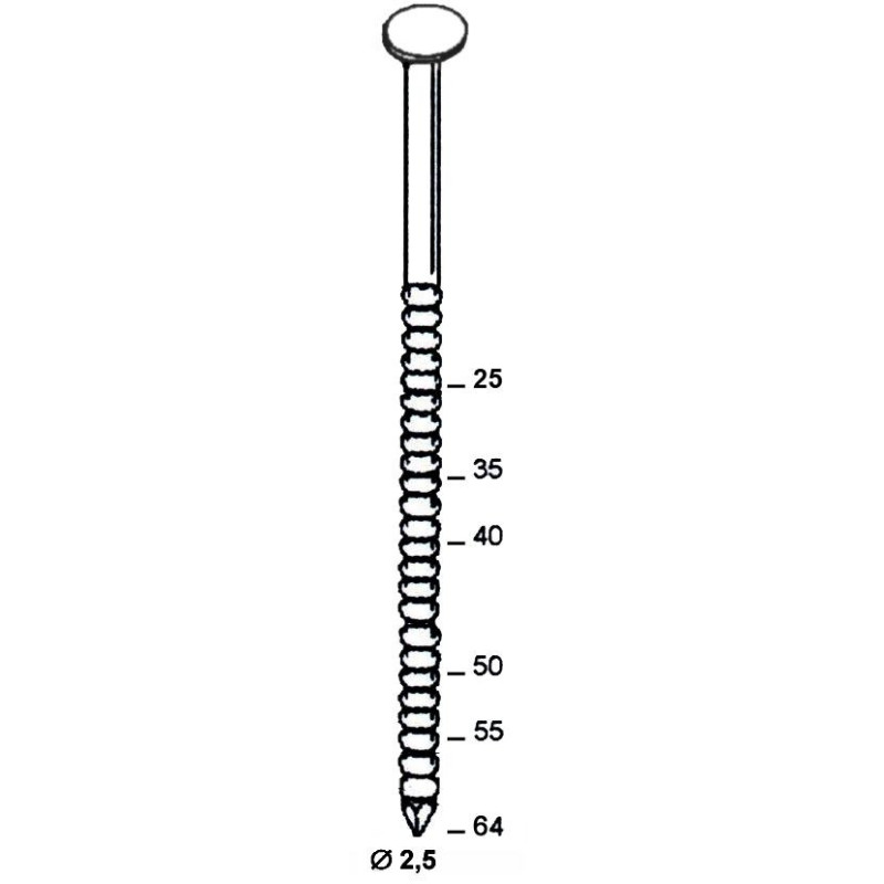 COILS S 25X40 ANN INOX A4 TB