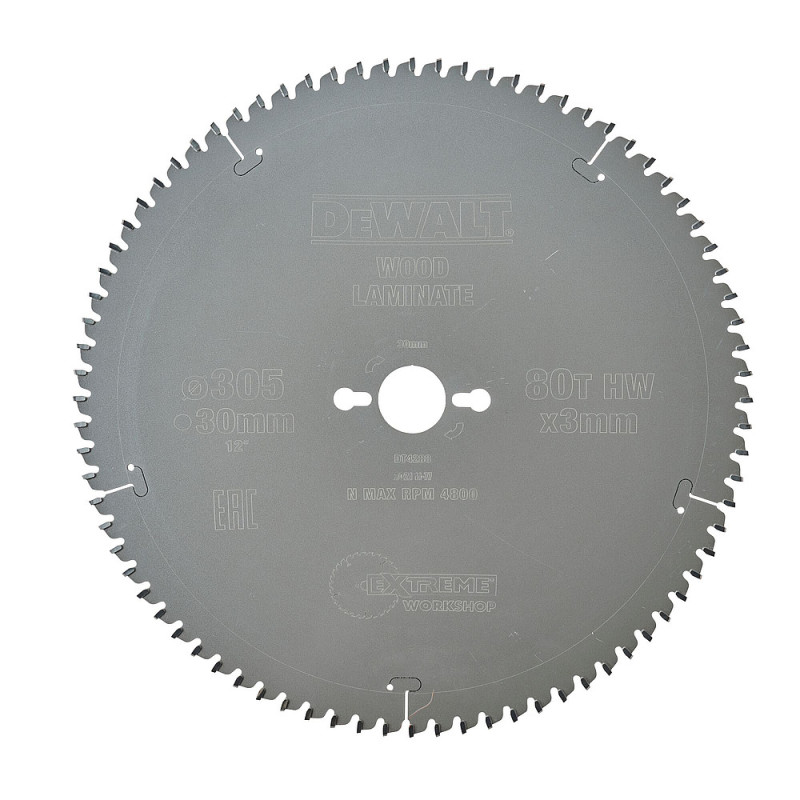 Lame de scie circulaire stationnaire Extreme Workshop 305 x 30 mm 80 dents