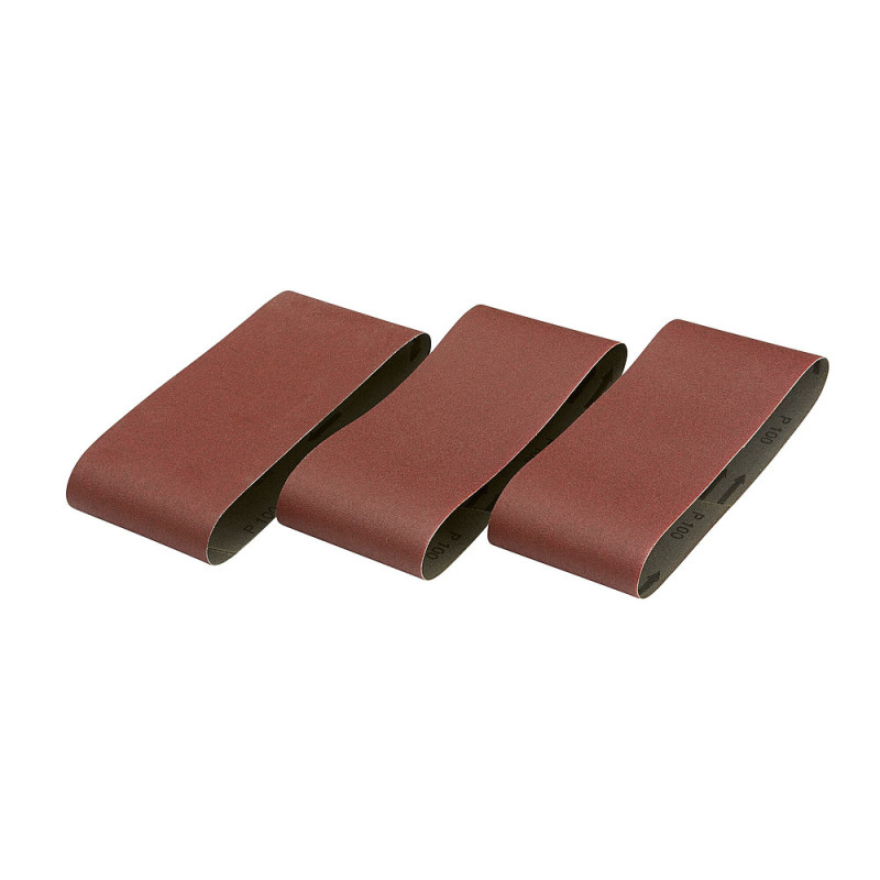 Abrasif pour ponceuses à bande bois peinture metal grain 80 - 100 x 560 mm