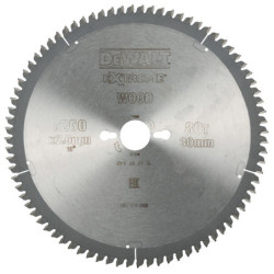 Lame de scie circulaire stationnaire Extreme Workshop 260 x 30 mm 80 dents