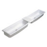 Lavabo Auge 95 x 33 cm Contour 21 blanc en ceramique