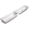 Lavabo Auge 95 x 33 cm Contour 21 blanc en ceramique