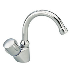 Robinet simple NF ULYSSE C chrome bec tube orientable