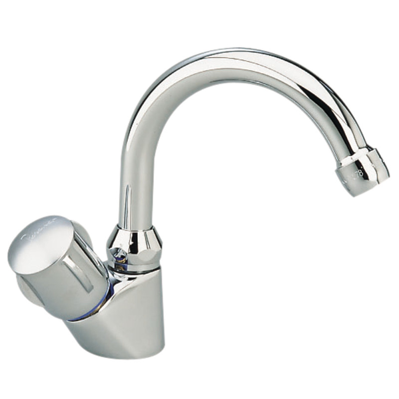 Robinet simple NF ULYSSE C chrome bec tube orientable