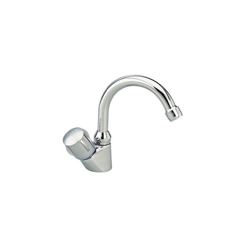 Robinet simple NF ULYSSE C chrome bec tube orientable