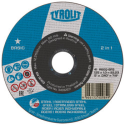 DISQUE TRON ACIINOX 125X16 B