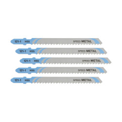Lame de scie sauteuse metal PVC et alu HSS attache en T