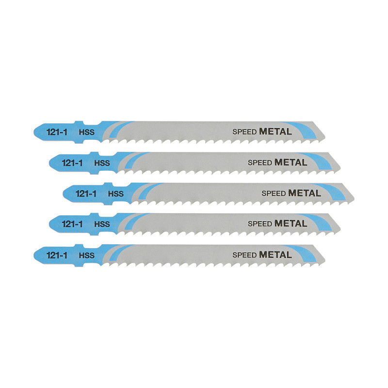 Lame de scie sauteuse metal PVC et alu HSS attache en T