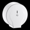 Distributeur de papier WC pour bobine 200 m acier laqué blanc