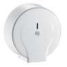 Distributeur de papier WC pour bobine 400 m acier laqué blanc