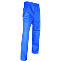 CLOU pantalon brag. boutons - T 42- BLEU BUGATTI