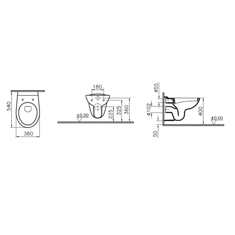 NORMUS PACK WC SUSPENDU