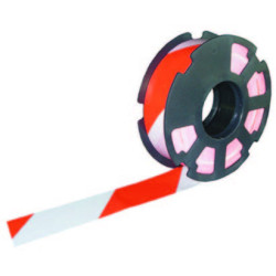 RUBAN "RUBAPLAST" ROUGE BLANC 100MX50MM