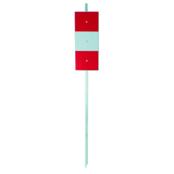 PIQUET DE CHANTIER K5B 1 FACE RETROREFLECHISSANTE