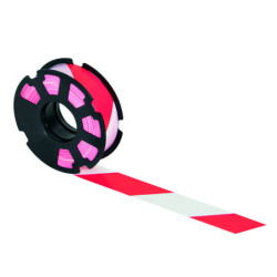 RUBAN RUBAPLAST ROUGE BLANC 500MX50MM