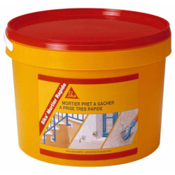 SIKA MORTIER RAPIDE gris seau de 5.3 kg